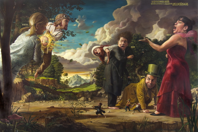 Maya interrumpiendo el ensayo de los luciérnagos. 2009